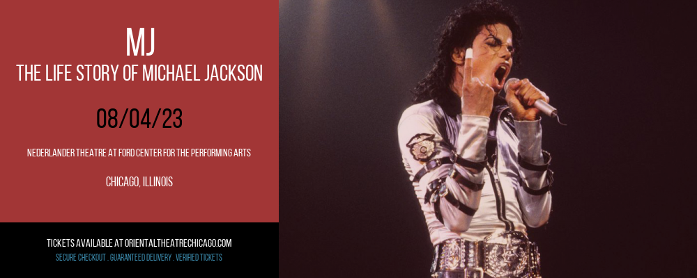 MJ - The Life Story of Michael Jackson at James M. Nederlander Theatre